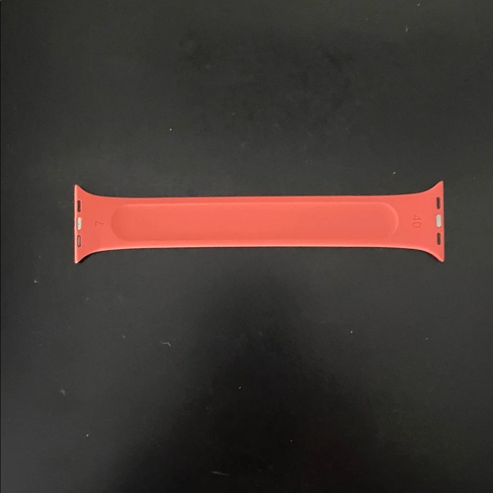Orange Silicone Watch Band